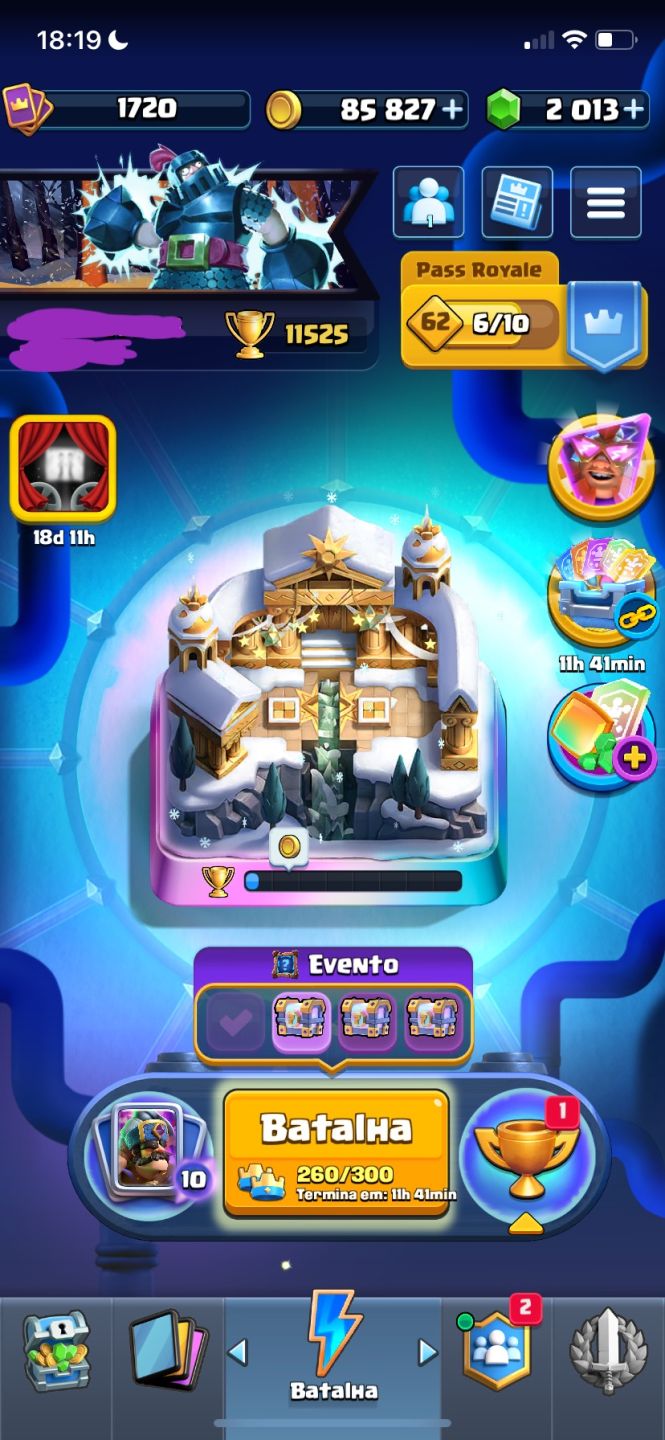 CONTA SUPERCELL - CLASH OF CLANS TH14 CLASH ROYALE ARENA 28