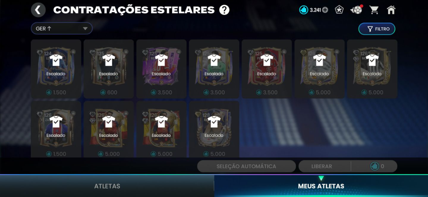 [PROMOÇÃO 5% OFF]FC MOBILE/FIFA MOBILE GER 126 COM SCHOLES GER 123
