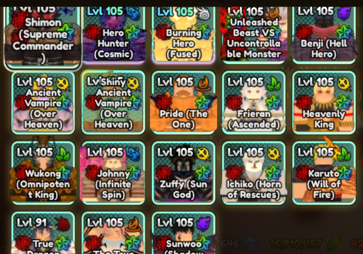 Conta com Todos os godlys, 150 glitcheds, 50 mysticals + recursos (negociavel)
