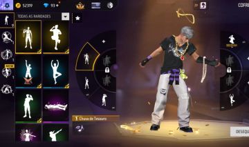 Conta free fire - 3 passes