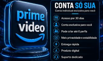 PRIME VIDEO 30 DIAS CONTA EXCLUSIVA