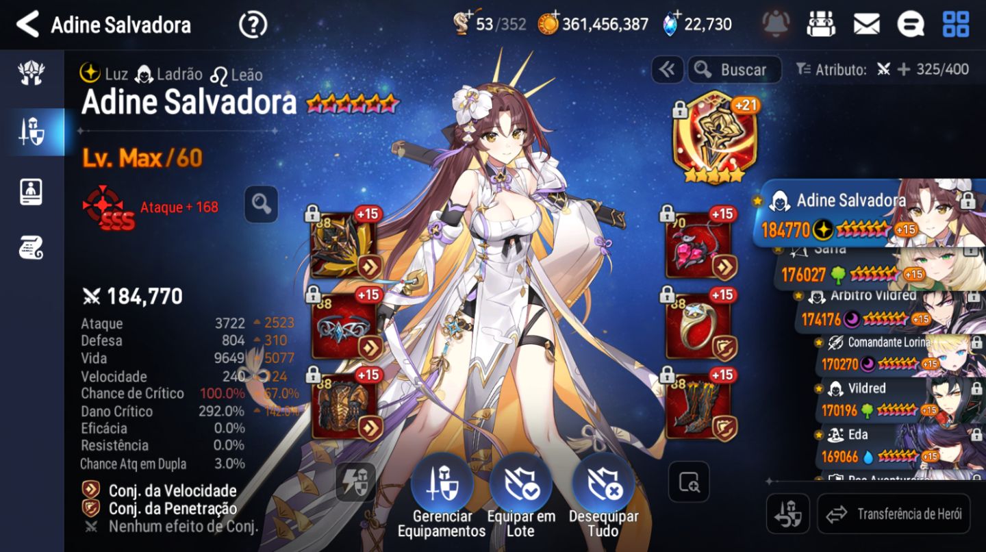 CONTA ENDGAME (LVL MAX) | Extremamente forte para GvG e pronta para PvP
