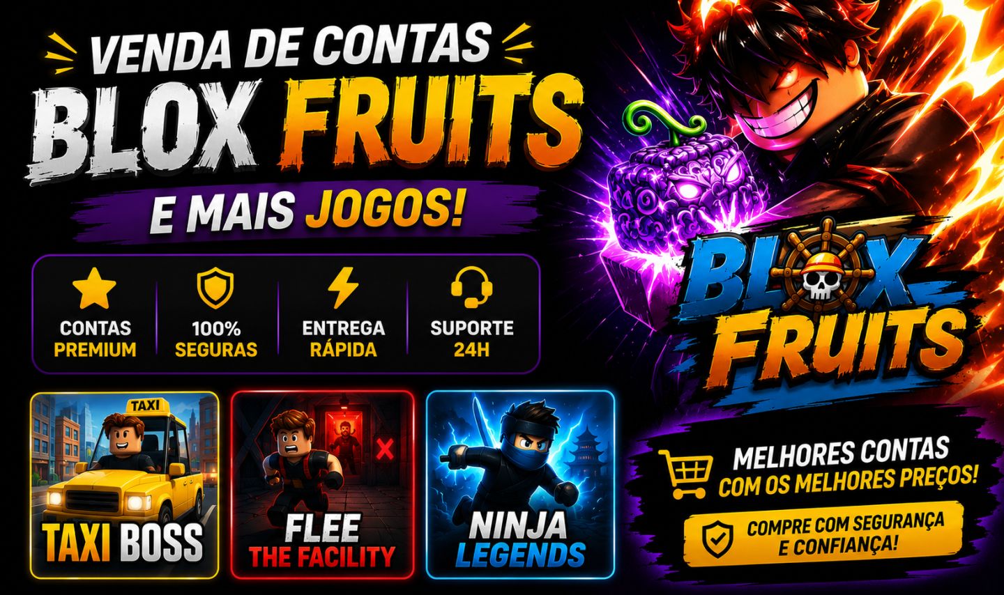 !CONTA DE 200 POR 108R$! CONTA DE BLOX FRUITS E OUTROS JOGOS!!!