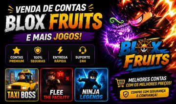 !PRA SAIR RAPIDO PROMO! CONTA DE BLOX FRUITS E OUTROS JOGOS!!!