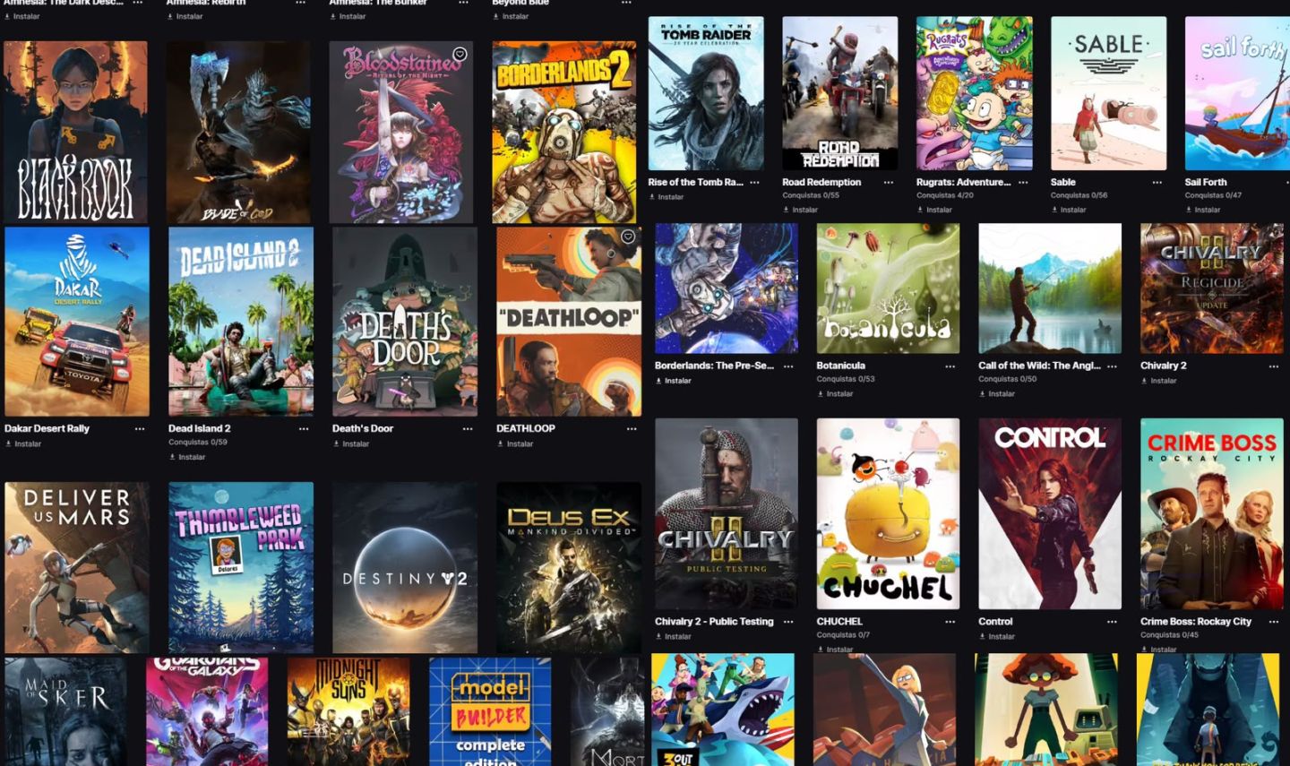 Conta Completa Epic Games | Hogwarts Legacy, Alan Wake 2, Assassin's Creed