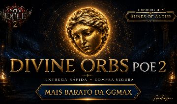 PATH OF EXILE 2 - POE 2 - DIVINE ORBS - RUNES OF ALDUR - MAIS BARATA DA GGMAX!