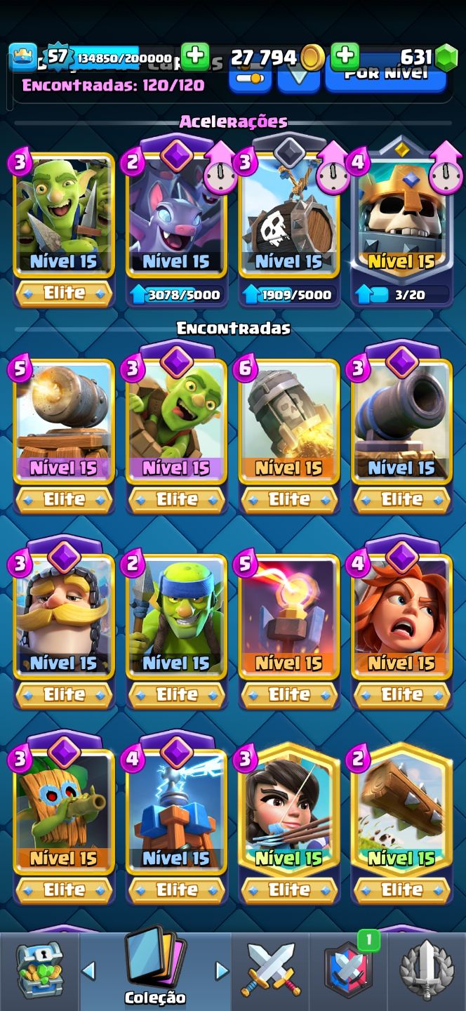Conta supercell com clash e brawlstars muito upados