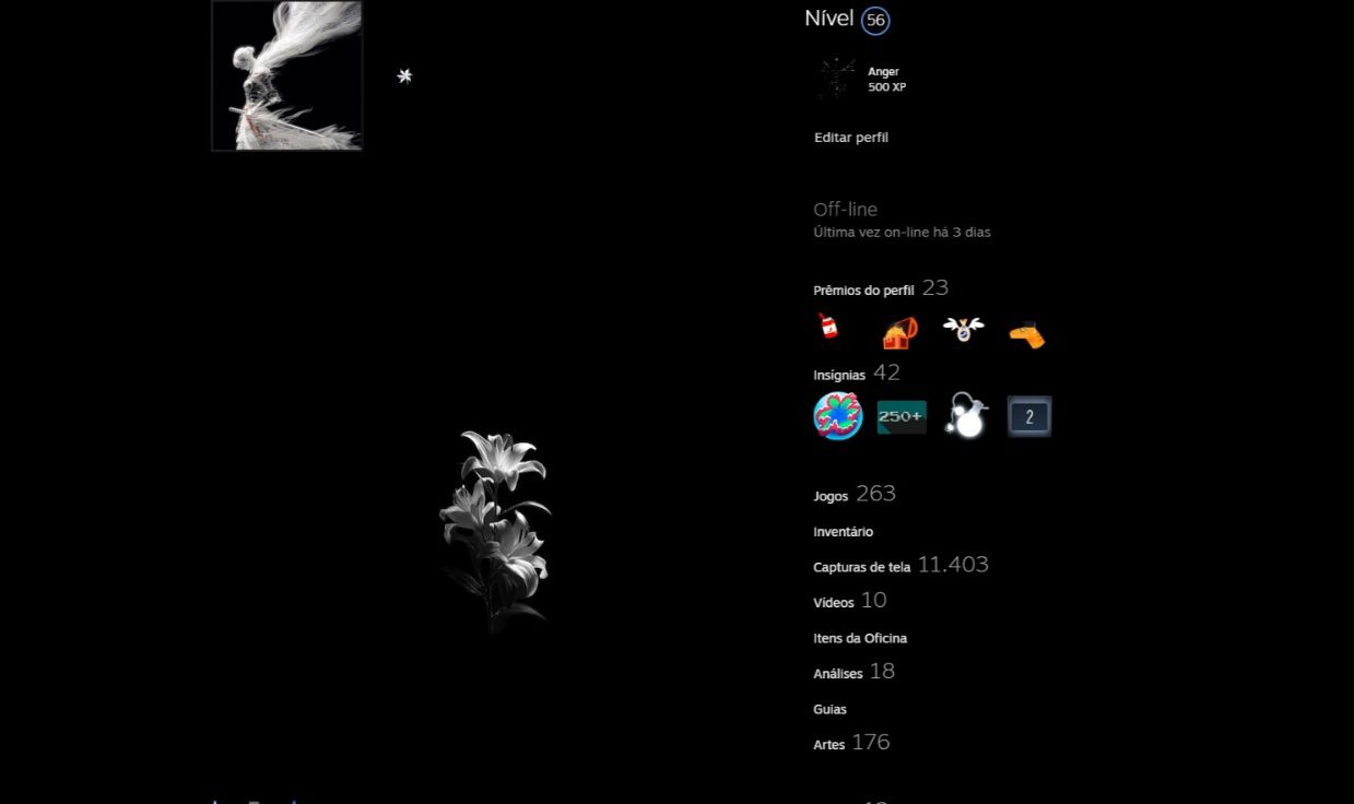 Conta Steam Level 56