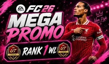 WL EA FC 26 RANK 1 (FIFA 26) MEGA PROMOÇÃO FUTTIES (PC)