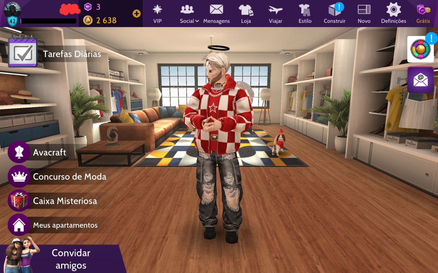CONTA MASCULINA LVL 42 COM 5 ANOS DE JOGO / FOCADA EM CROWNS E AVACOINS+BRINDE