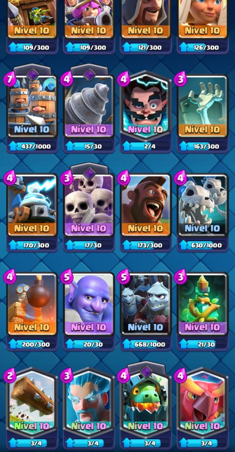 CLASH ROYALE (PASSE ATUAL ATIVO) ALTAMENTE GEMADA +12 MIL TROFÉUS