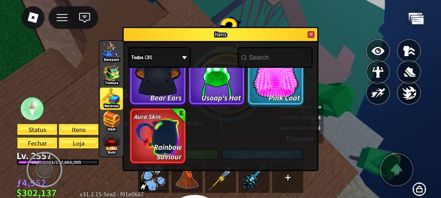 Conta Blox Fruits Lv. 2557 | Venom + Phoenix + Skull Guitar