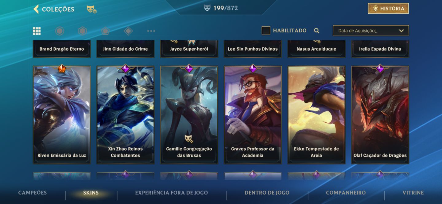 Conta Main Jungler Challenger, Ex Monarca e 202 Skins !