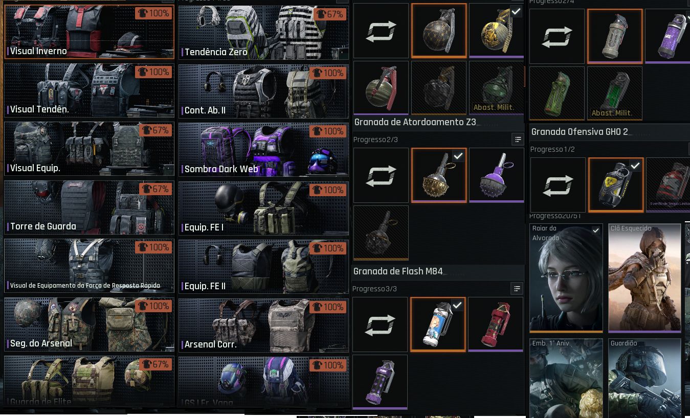 CONTA COLECIONADORA ARENA BREAKOUT INFINITY