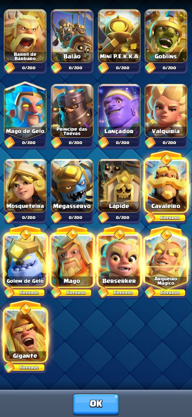 CONTA CLASH ROYALE | TODAS AS CARTAS | VÁRIAS CARTAS NÍVEL ALTO | 12.732 TROFÉUS