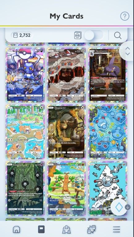 Conta com decks de campeonato