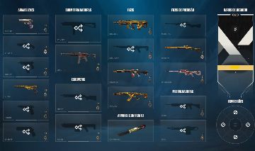 CONTA DE VALORANT 9X RADIANTE COM PACOTE CHAMPIONS 22 E MUITAS SKINS DE LOJA