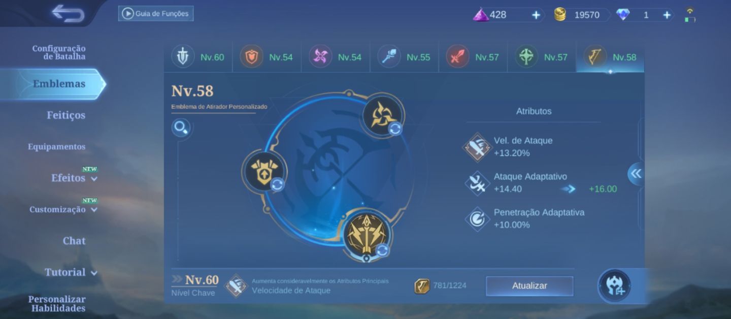 Melhor conta MLBB