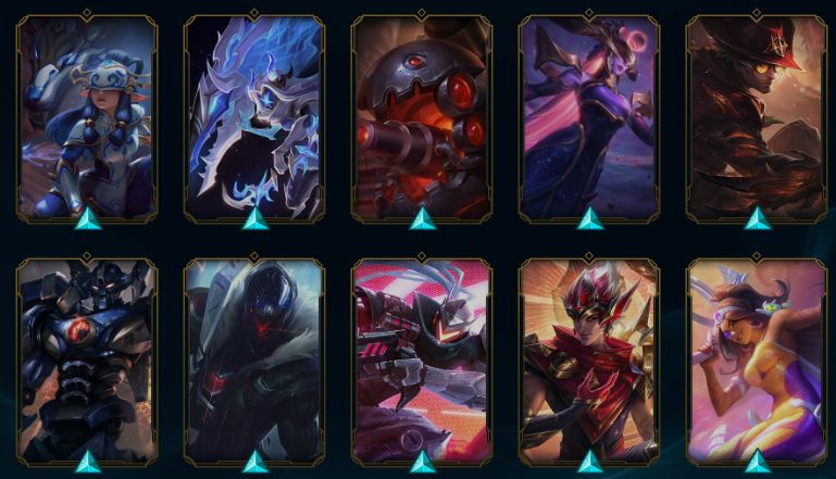 Conta da RIOT com 3000 reais gastos, incluindo viego reinado spectral extra