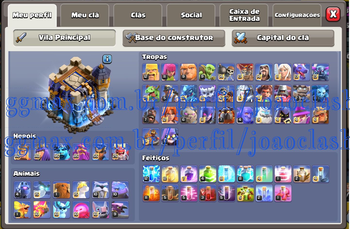 CONTA COC CV18 FULLZÃO | HERÓIS FULL | EQUIPES TOP | COMPETITIVA