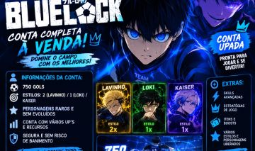 Contas de BLUE lock