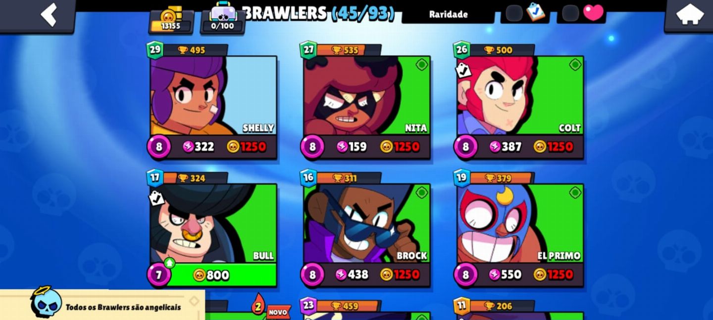CONTA 2018 BRAWL STARS 13K +