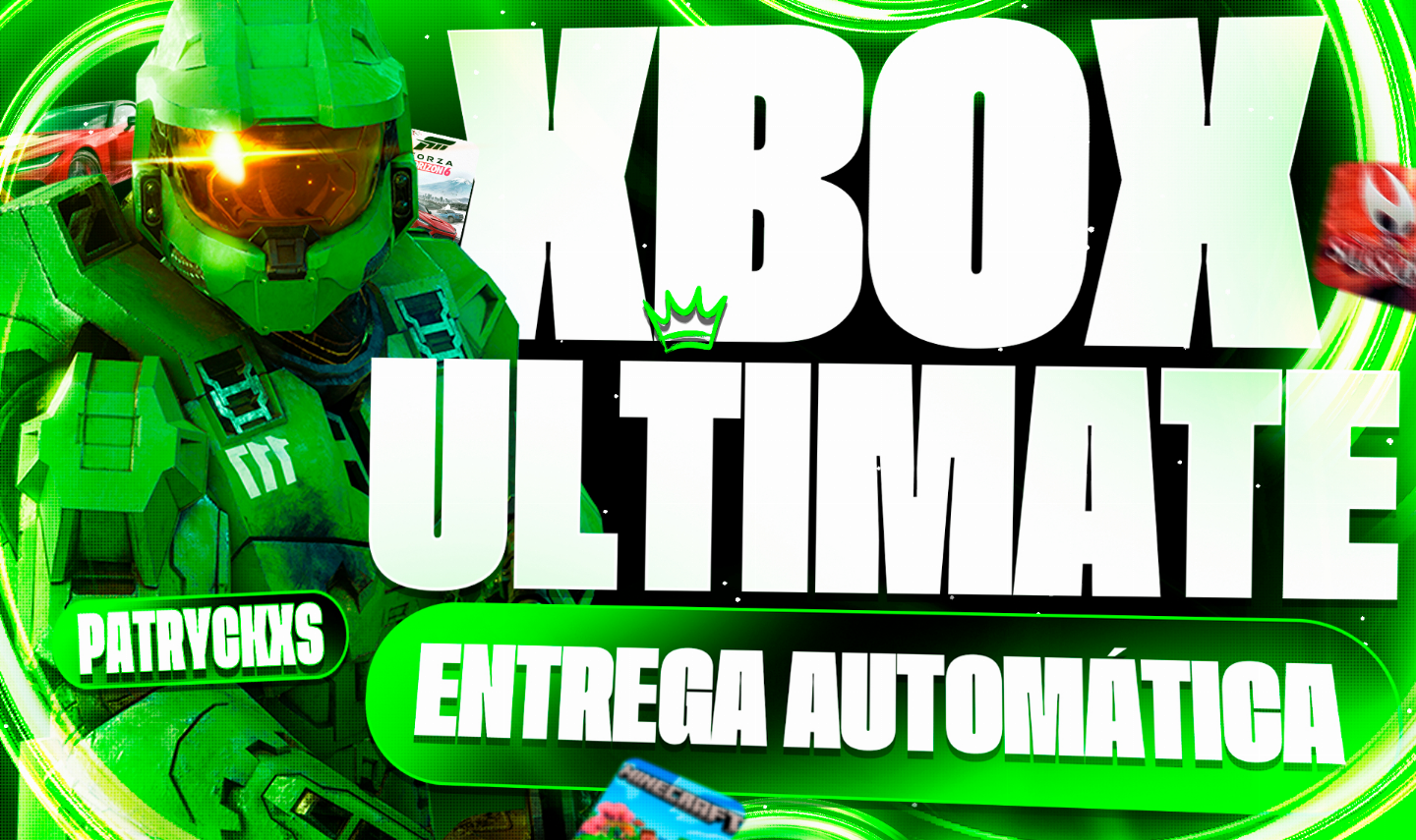 ASSINATURA XBOX GAME PASS ULTIMATE 30 DIAS PC/CONSOLE JOGUE NA SUA CONTA