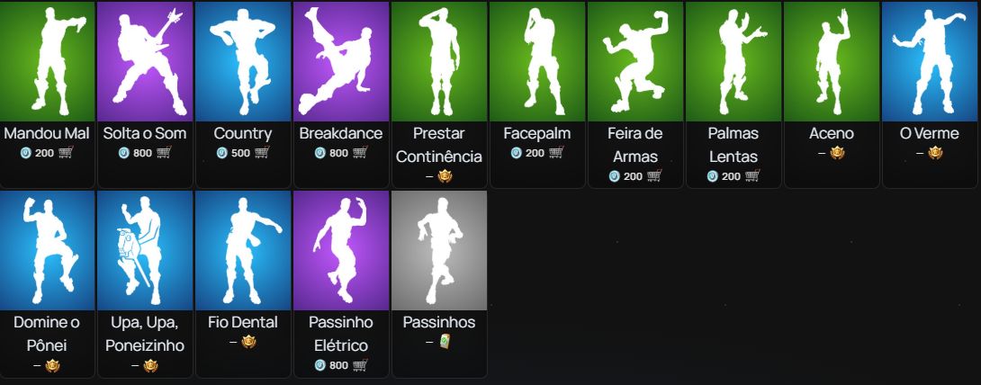 Conta de fortnite com mtas skins raras, tendo season 2 (preço negociavel)