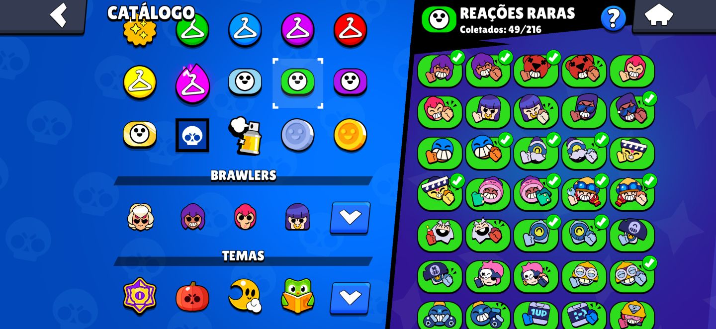 Conta brawl Stars colecionador