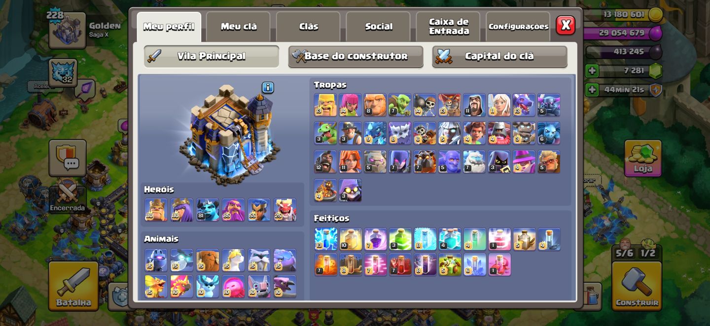 Conta Cv18 Full com 7300 gemas