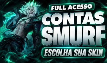 ( ESCOLHA SUA SKIN ) LVL 30-15 CONTAS SMURF LOL ( SERVER BR - SEM RANQUE/ELO )