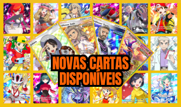 Cartas de Treinadores e Pokémon em PROMOÇÃO!
