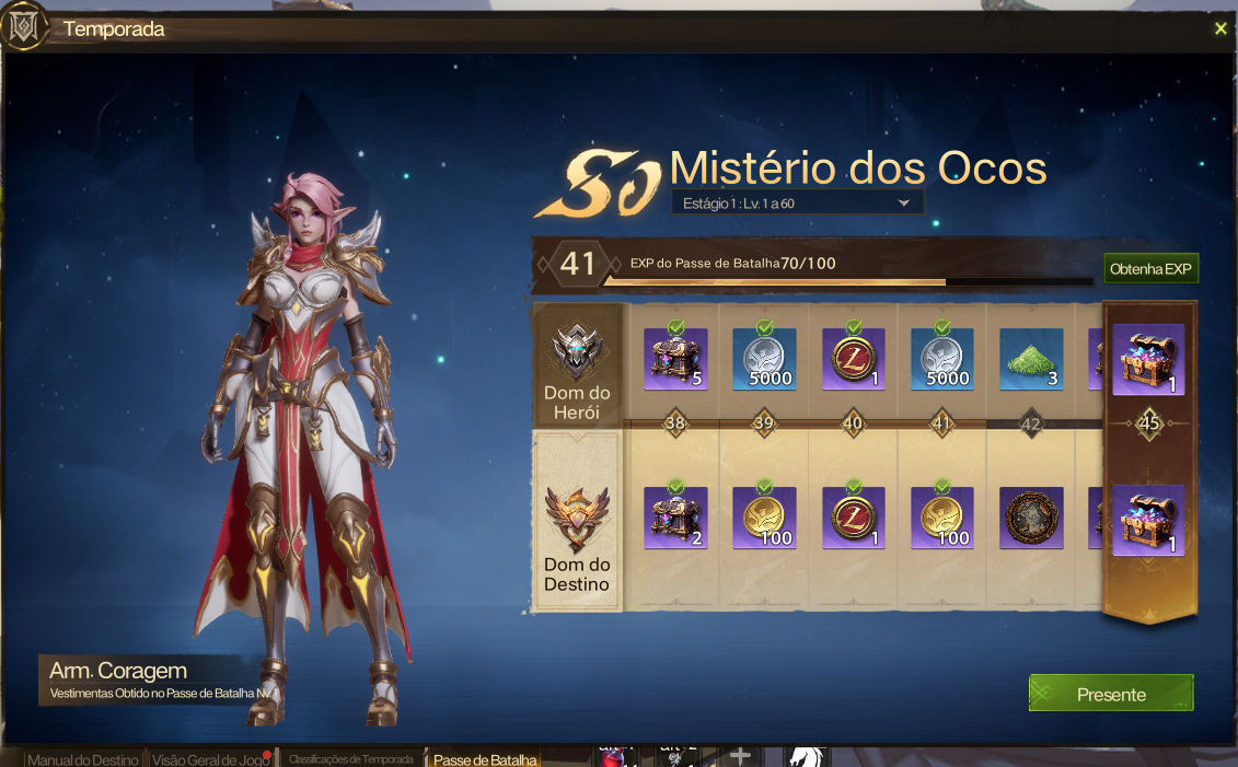 Paladina Tarisland - Latam 1 / pedra inscrita 73/ Tank de verdade! Passe on!