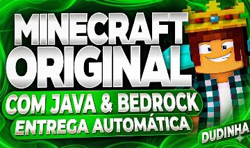 MINECRAFT JAVA & BEDROCK ORIGINAL | - Minecraft - Contas - GGMAX