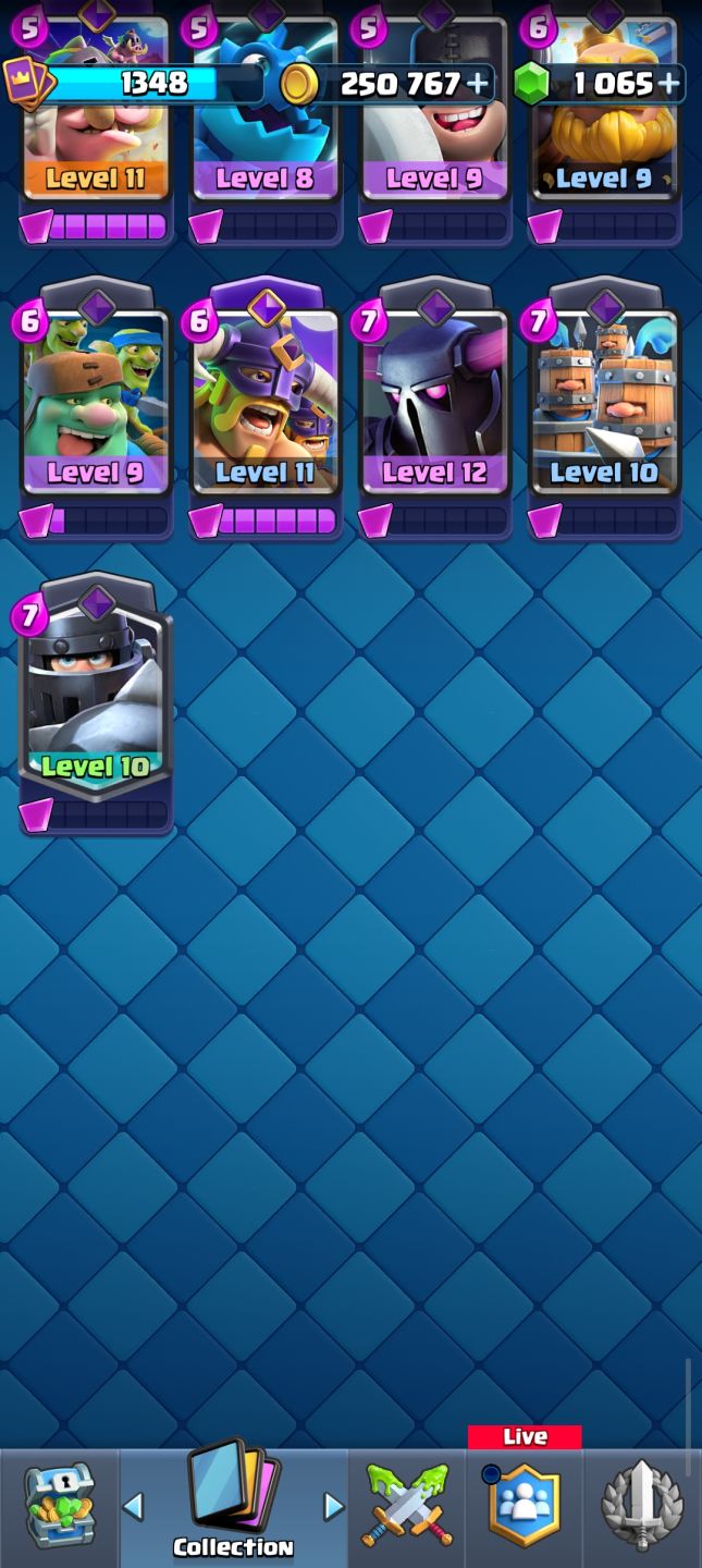 CR | CONTA CLASH ROYALE COM 7611 TROFEUS ARENA 20 | COM EVO E HEROICO