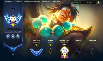 LEE SIN ESCAMAS CELESTIAIS + [ DIAMANTE COM 60% DE WIN RATE ] + [ TROCA NICK ]