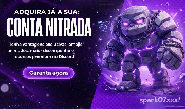 CONTA NITRO DISCORD TRIMESTRAL