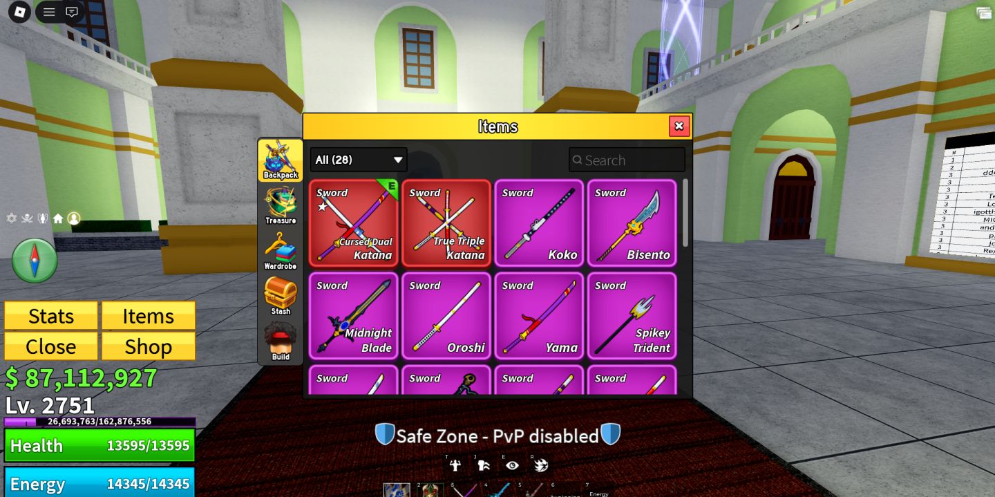 Blox Fruits | 6 de 7 Raças V4 + Sanguine | T-Rex equipada