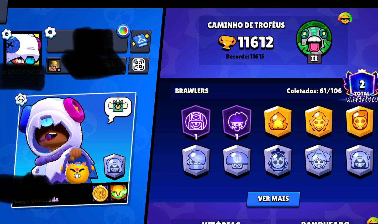 Conta de Brawl stars 11k de troféus