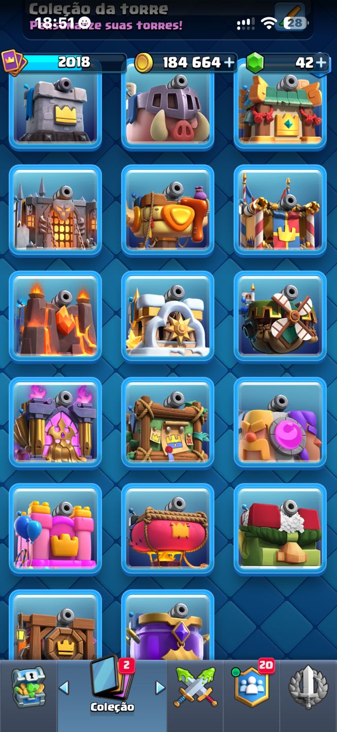 CONTA CLASH ROYAL FULLL TOPADA !