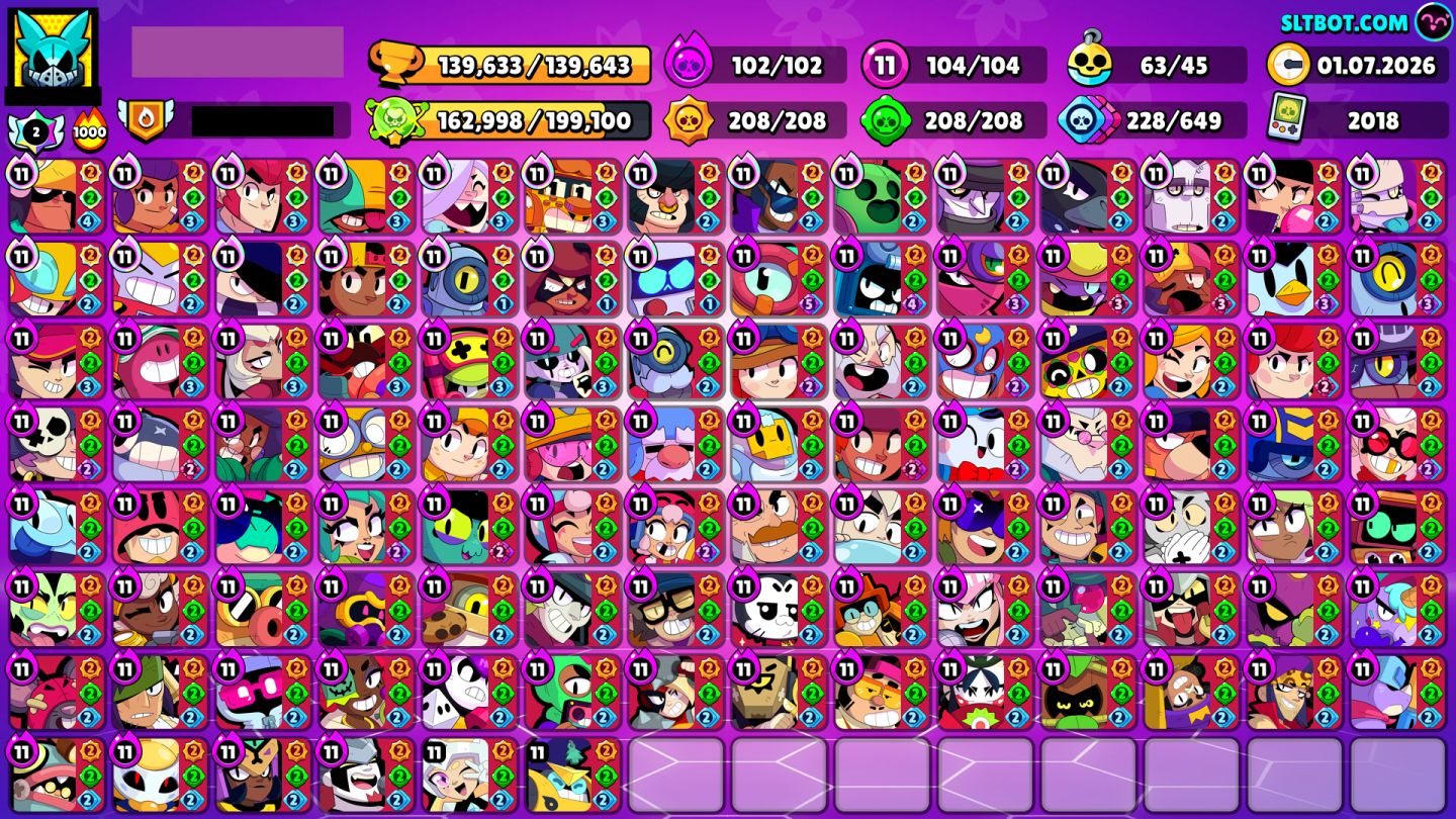CONTA PRO PLAYER | FULL SKINS | COLECIONADOR - BRAWL STARS