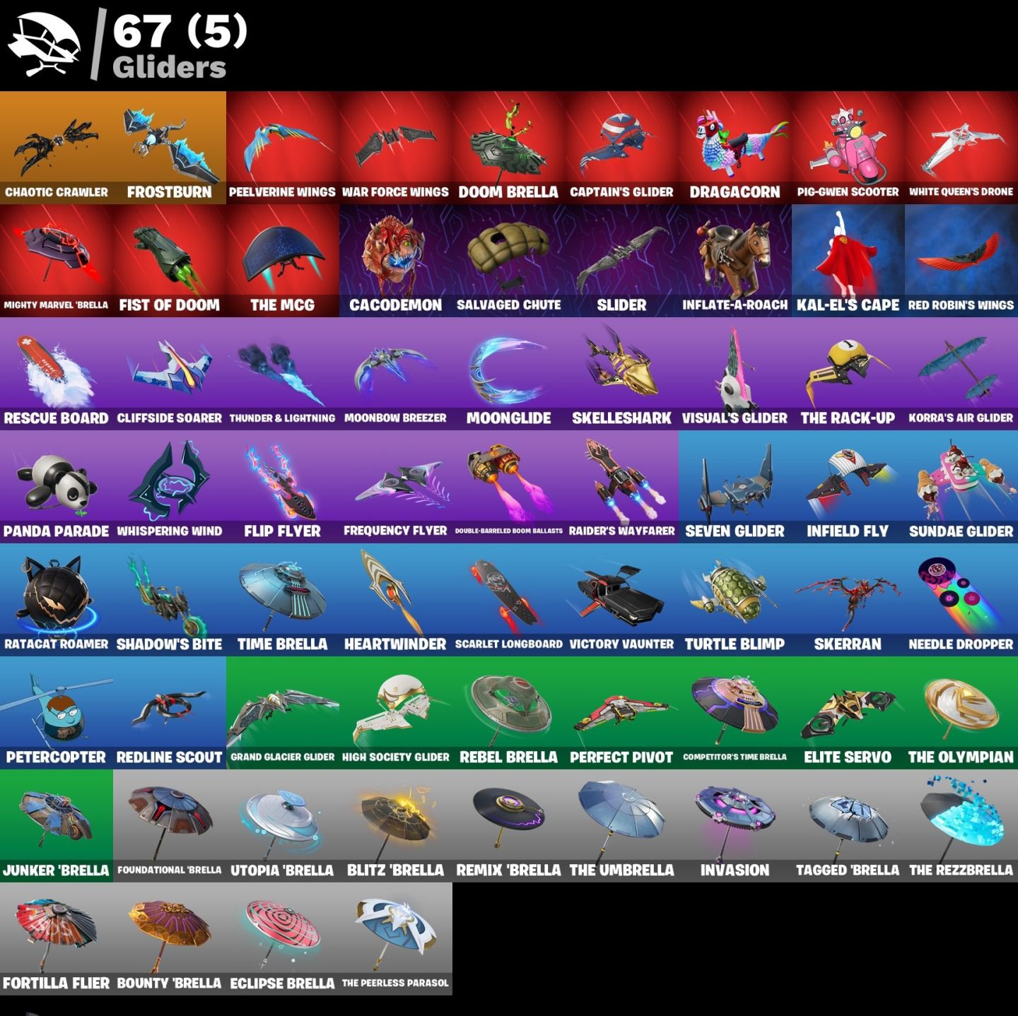 CONTA FORTNITE COM OMEGAROK, PETER GRIFFIN E 45 SKINS