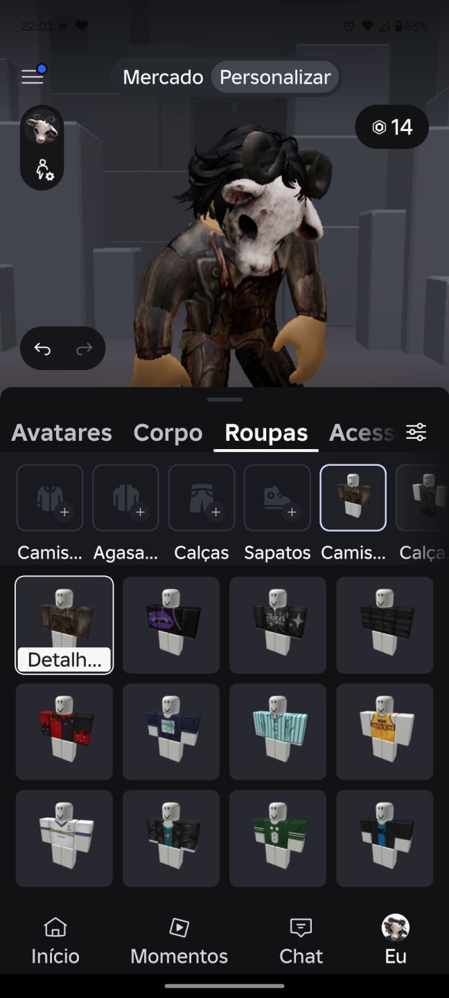 Conta roube um ovo,com mais de 2000 robux gastos