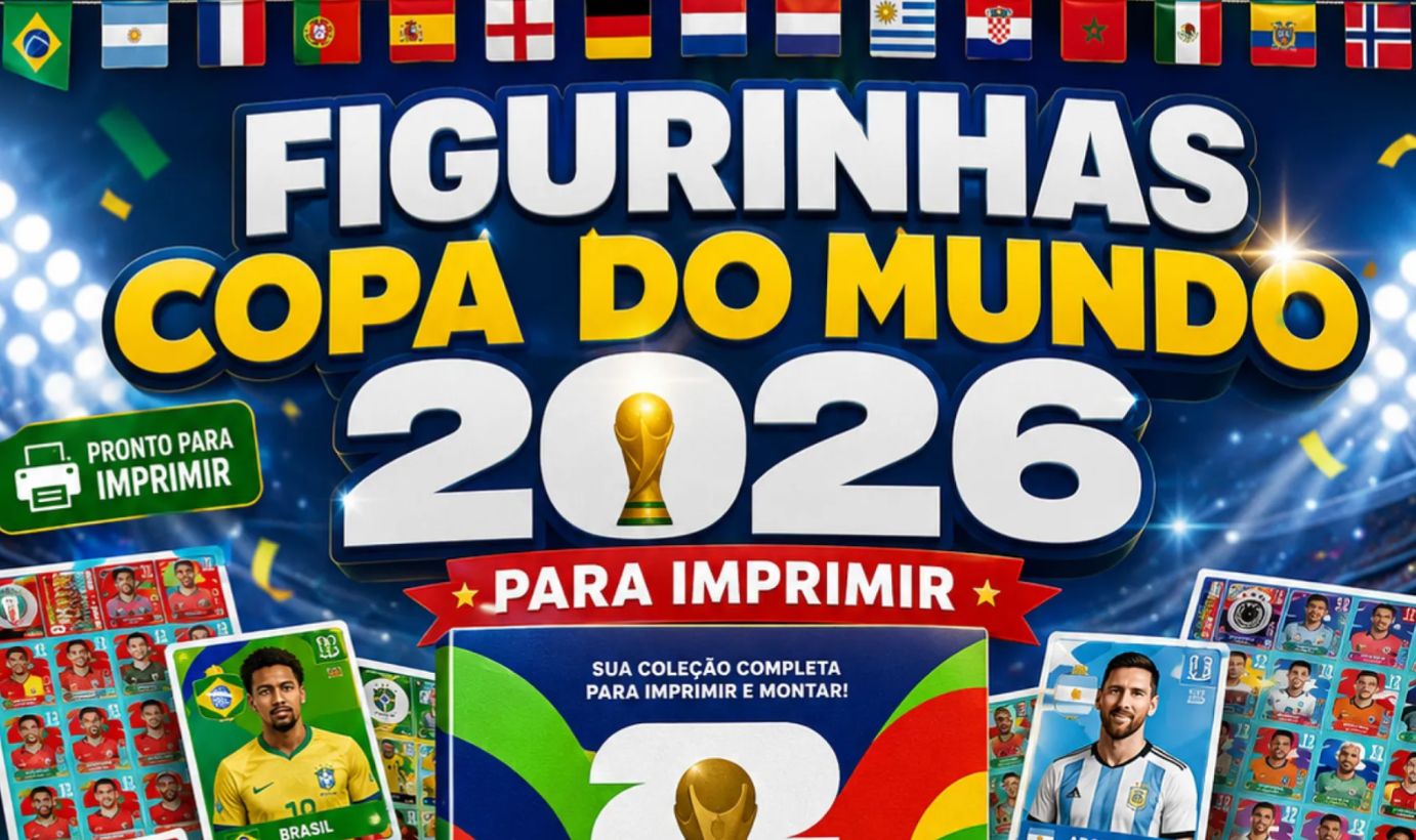 PDF com todas as figurinhas da Copa 2026 (Legends, Holos e etc)
