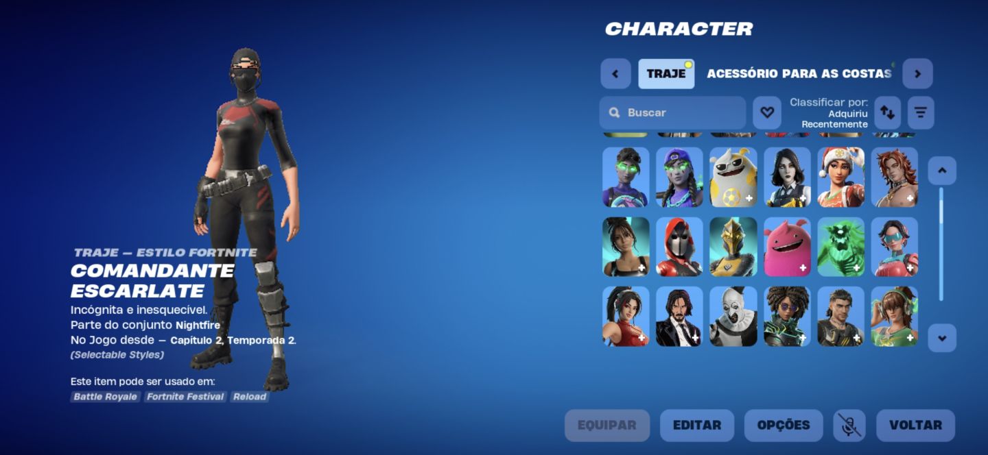 CONTA FORTNITE À VENDA | SKINS RARAS, CARROS BMW E LAMBORGHINI, EMOTES...