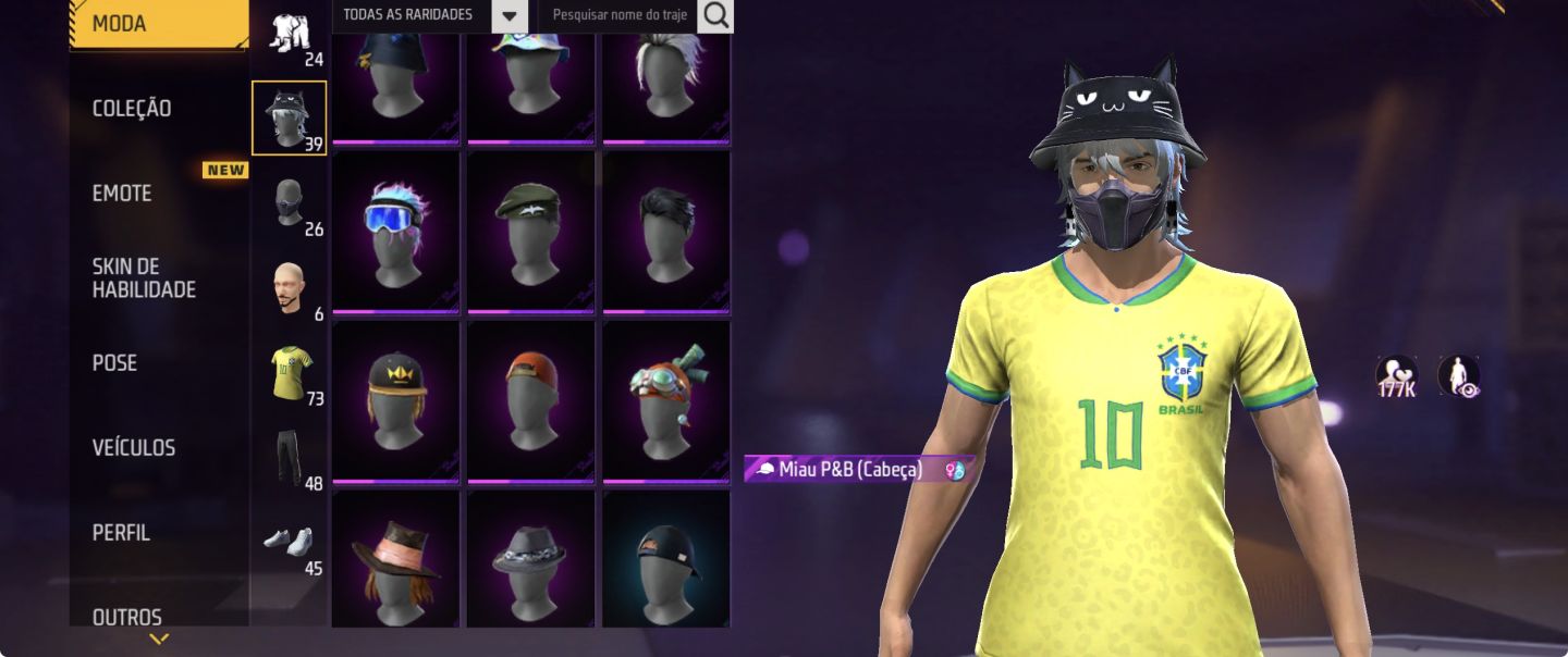 Conta Freefire (Passe do Sonho lapidado e muito mais)