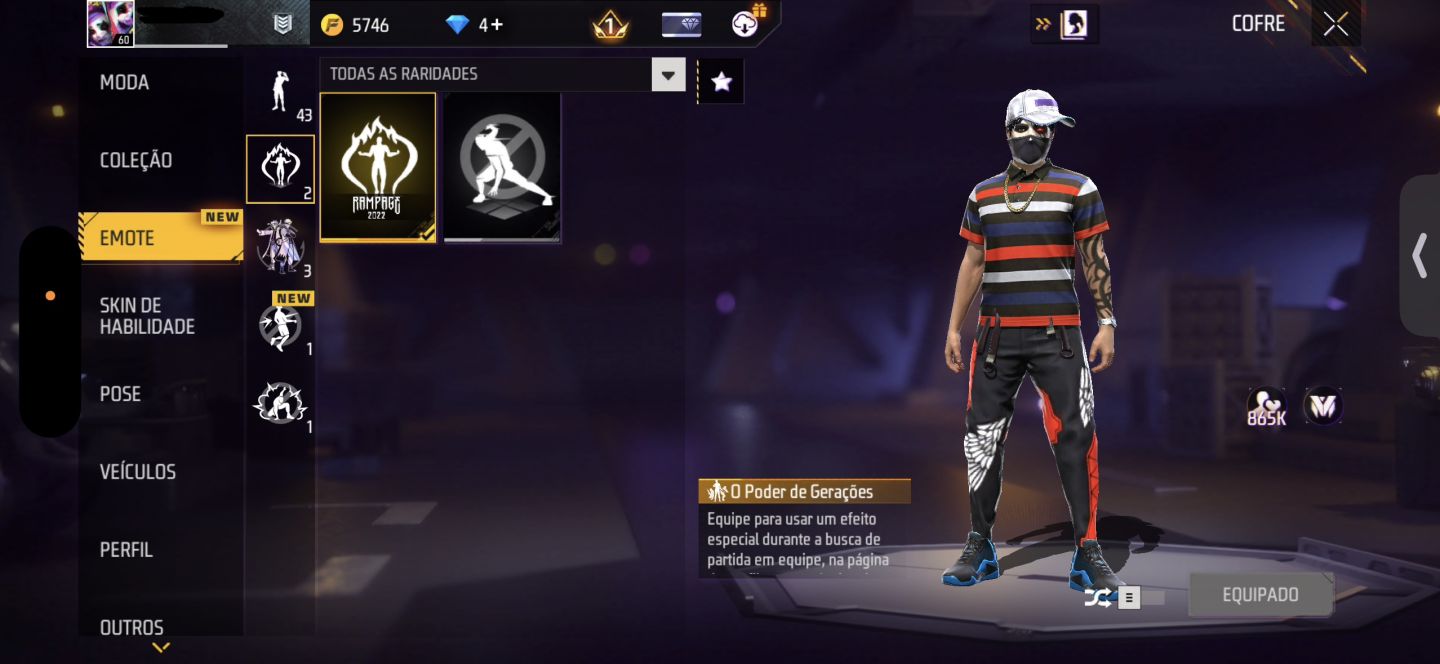 CONTA DE FREE FIRE GEMADA NÍVEL 60 COM ANGELICAL, FITINHA e COELHÃO