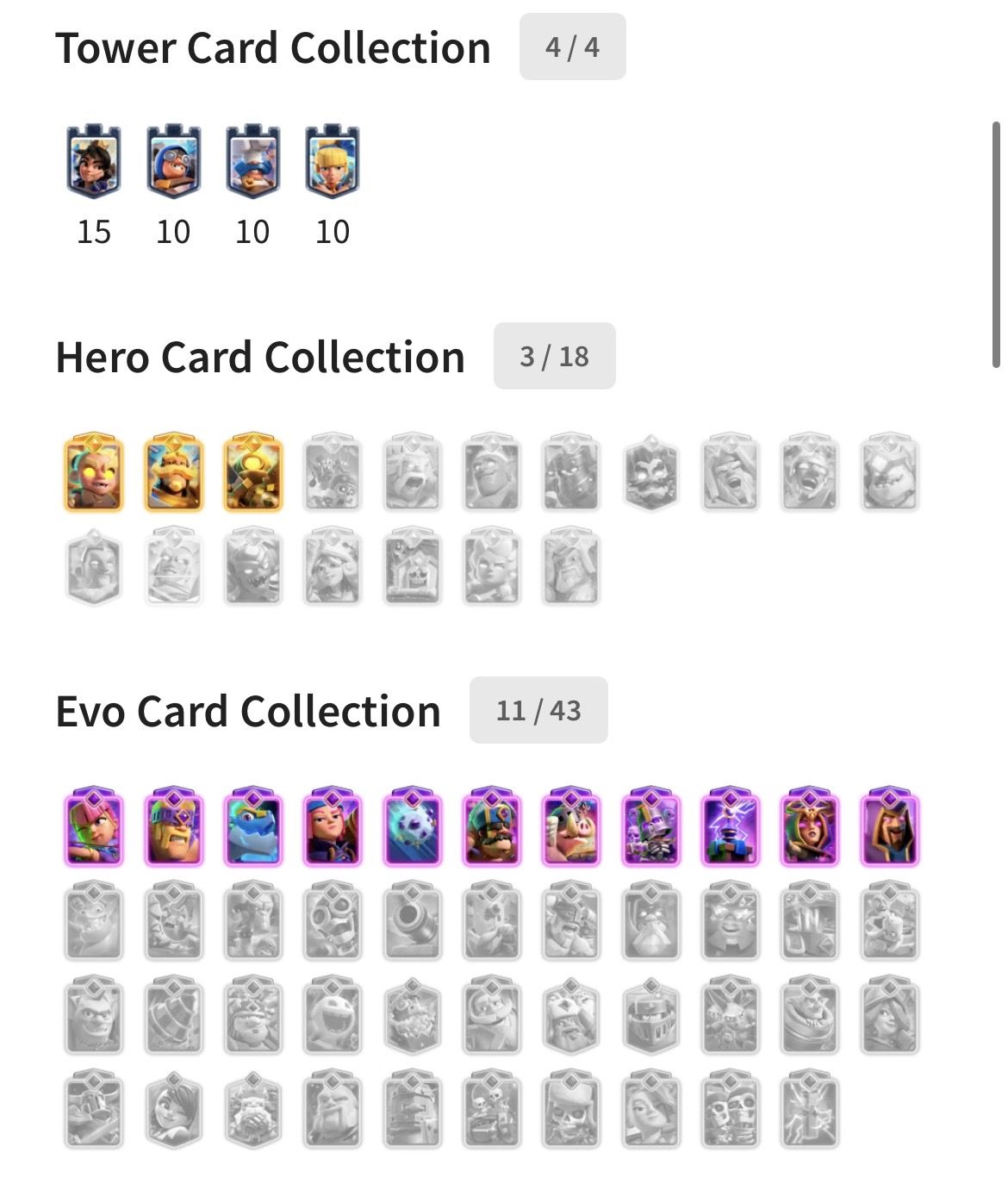 CONTA DE CLASH ROYALE 10K TROFÉUS COM DECK UPADO!