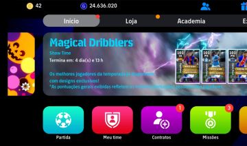 Conta de efootball muito booa