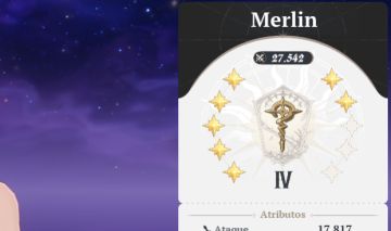 Vendendo conta Escanor e Merlin P7 e King P10